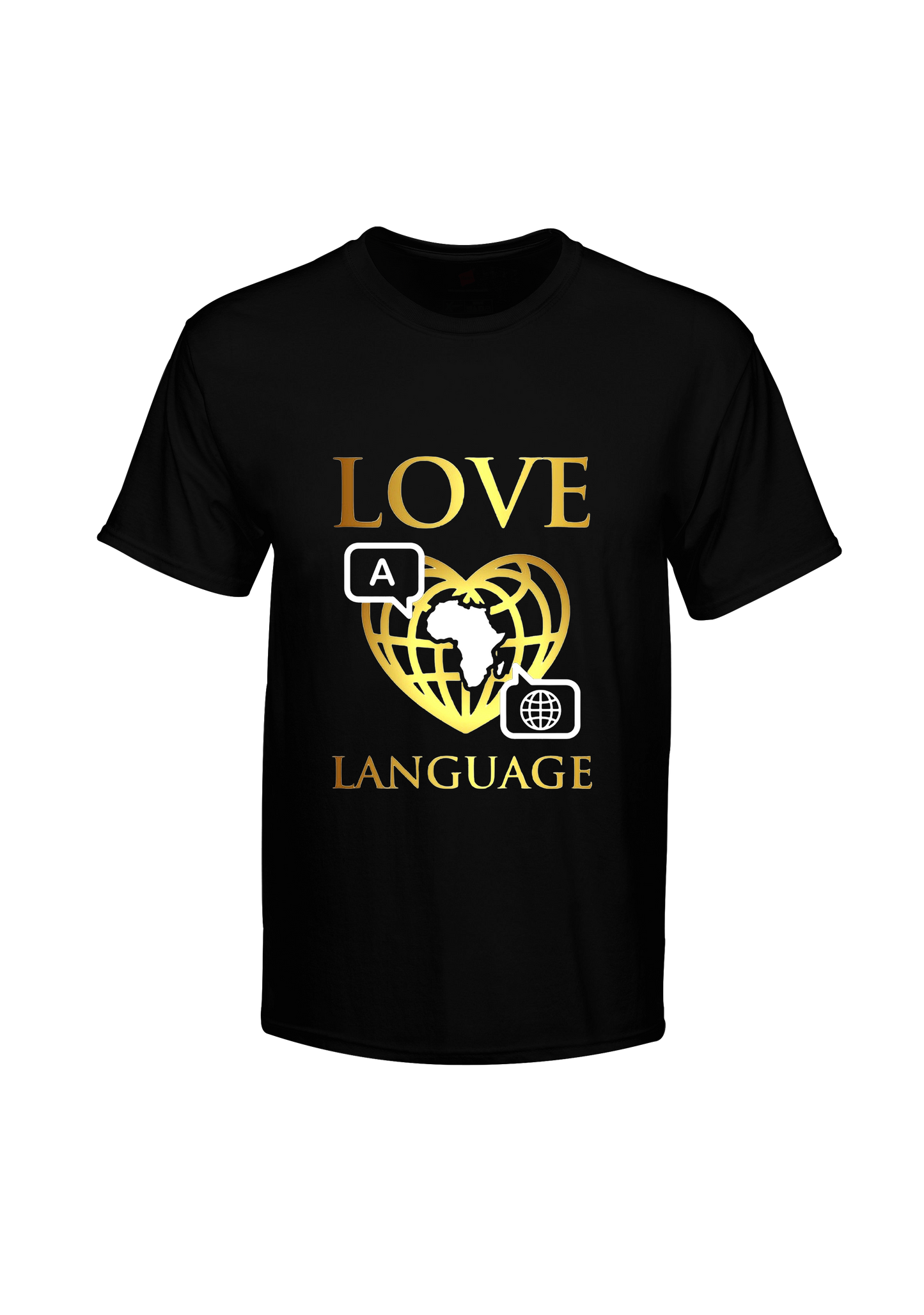 LL Mens black logo t shirt with words