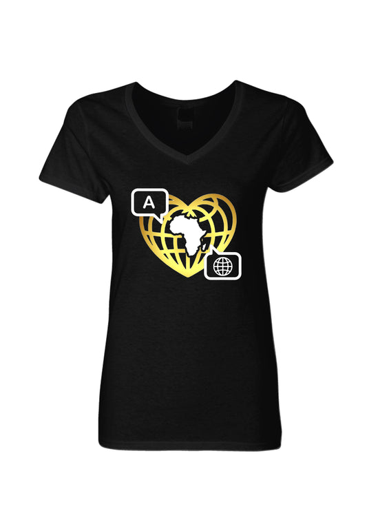 LL Womens black logo t-shirt